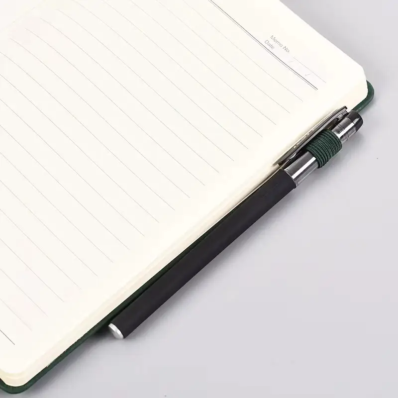 A5 Strap Notebook with Logo College Student Diary — feature 4