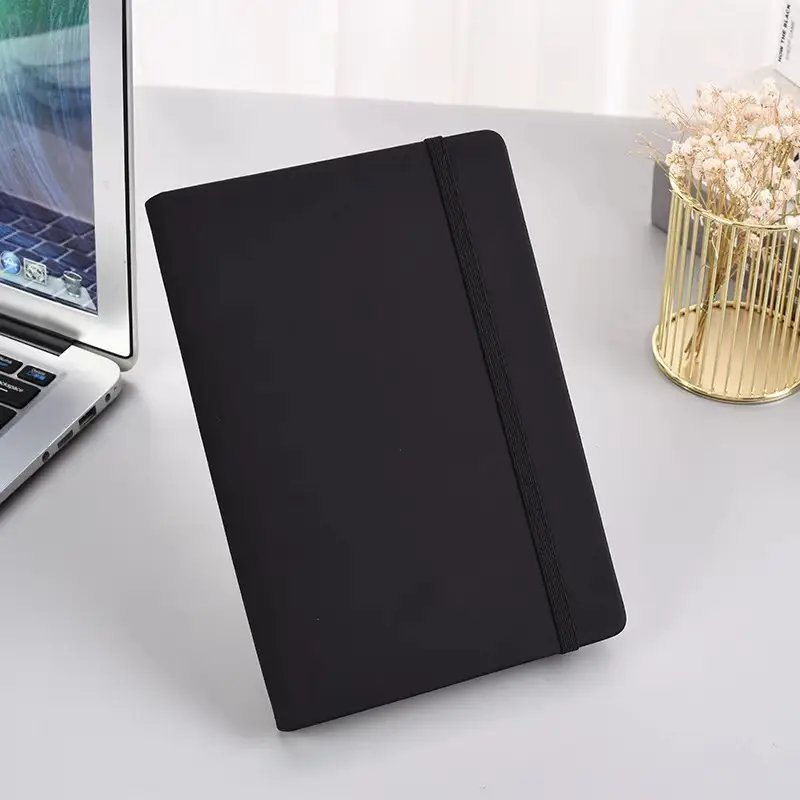A5 Strap Notebook with Logo College Student Diary - Image 4