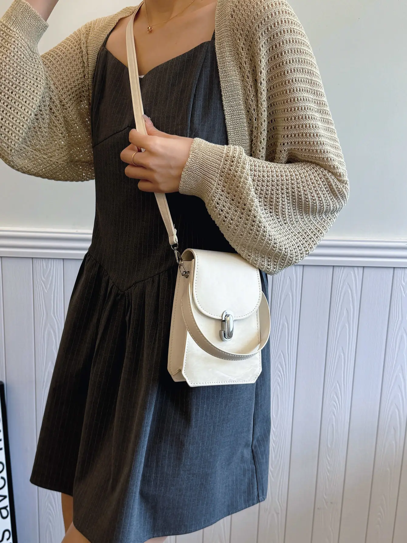 Black Mini Shoulder Bag for Women 2024 Summer - Image 7