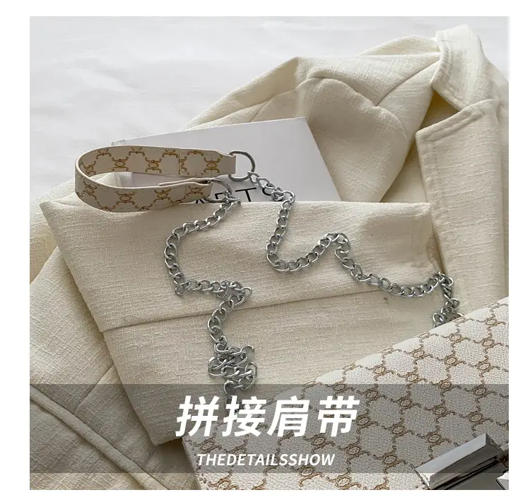 Retro Small Bag Women Chain Plaid 2024 — feature 5