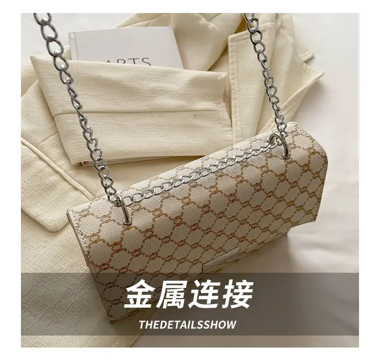 Retro Small Bag Women Chain Plaid 2024 — feature 6