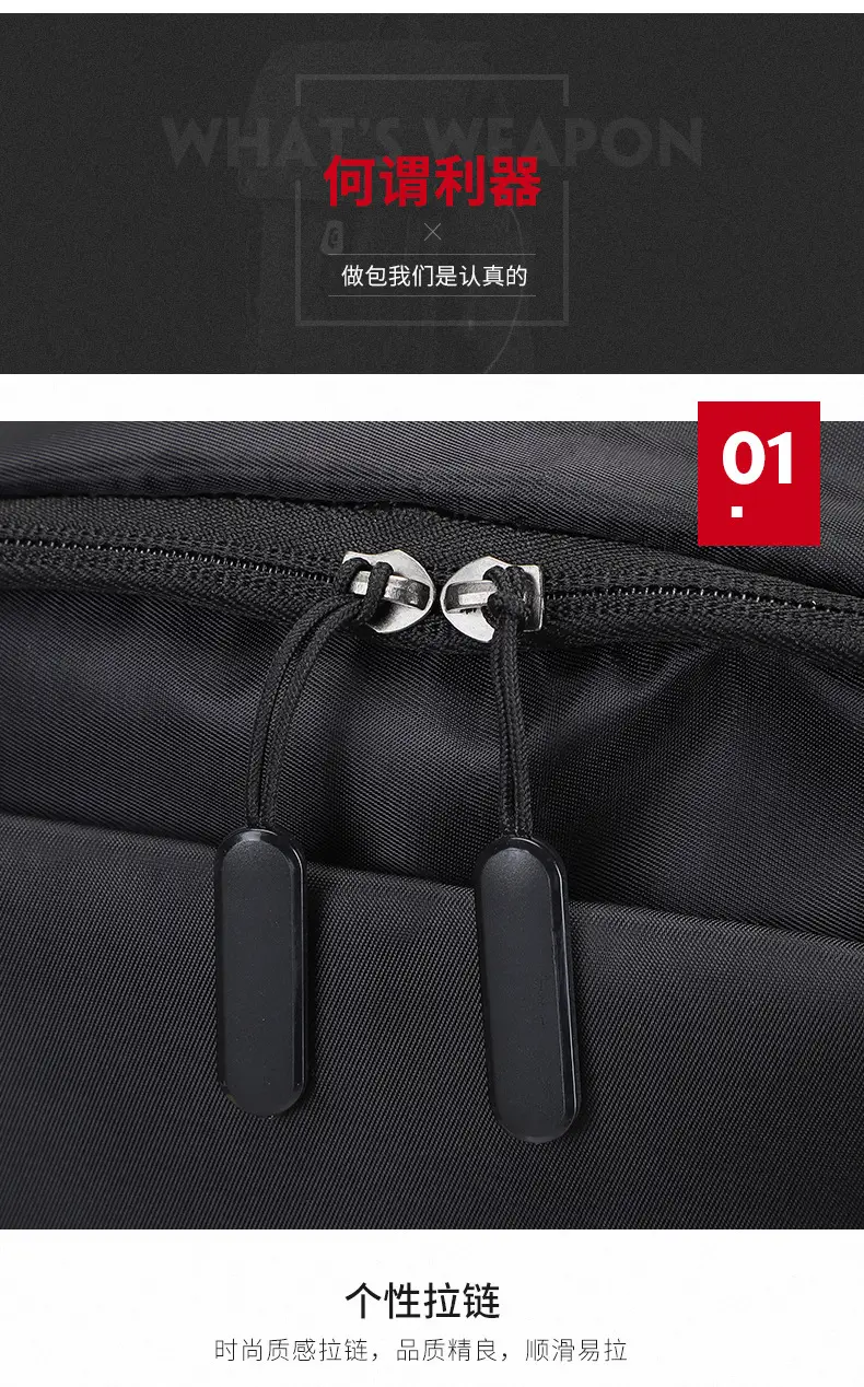 Backpack Large Capacity Cross-border Casual Business Backpack Laptop Student Schoolbag Men's Travel Bag — feature 24