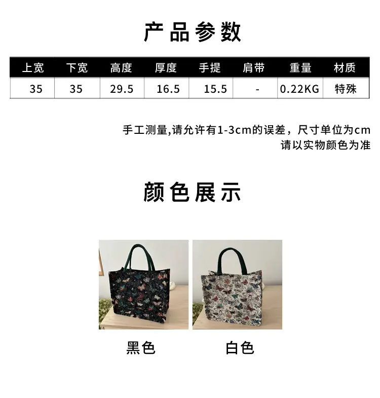 Niche Floral Canvas Shoulder Bag 2024 — feature 2