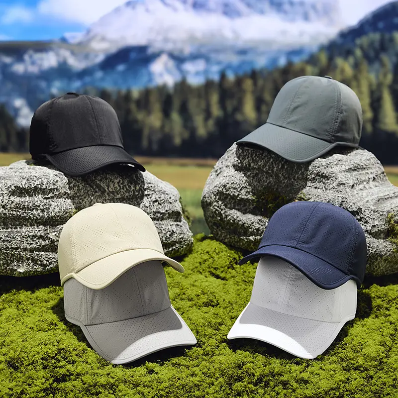 New Summer Anti-Choking Punched Soft Top Men's Baseball Cap
