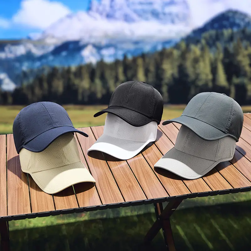 New Summer Anti-Choking Punched Soft Top Men's Baseball Cap