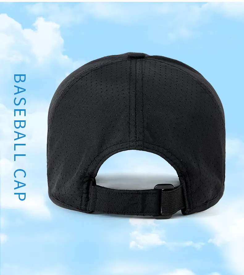 New Summer Anti-Choking Punched Soft Top Men's Baseball Cap — feature 14