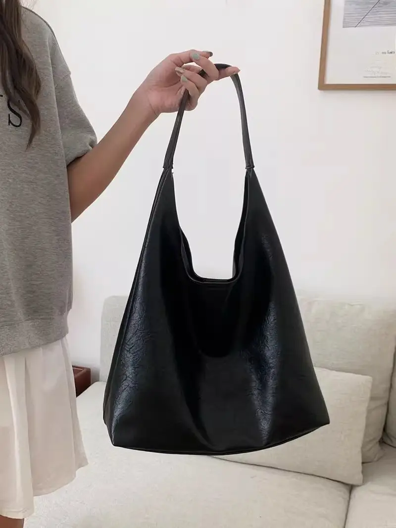 Retro Maillard Style Large Capacity Women's Tote Bag - Image 4
