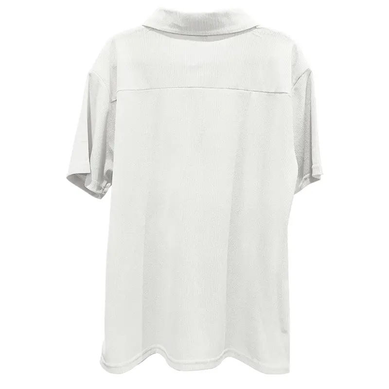 Men's Grey Zipper Polo T-Shirt Short Sleeve Summer — feature 17