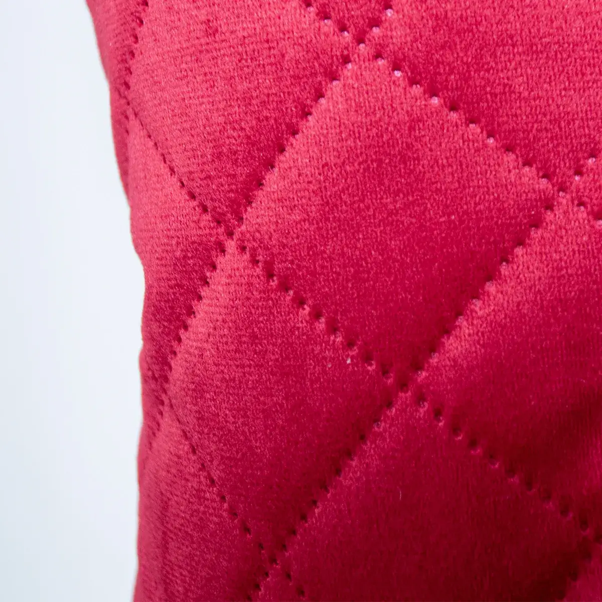 Red Green Quilted Velvet Christmas Stocking 11x20" — feature 10