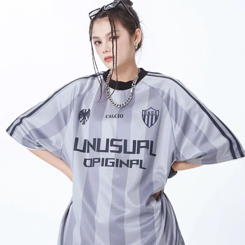 Men Women Unosuf Grey Mesh T-Shirt Medium to 5XL — feature 8