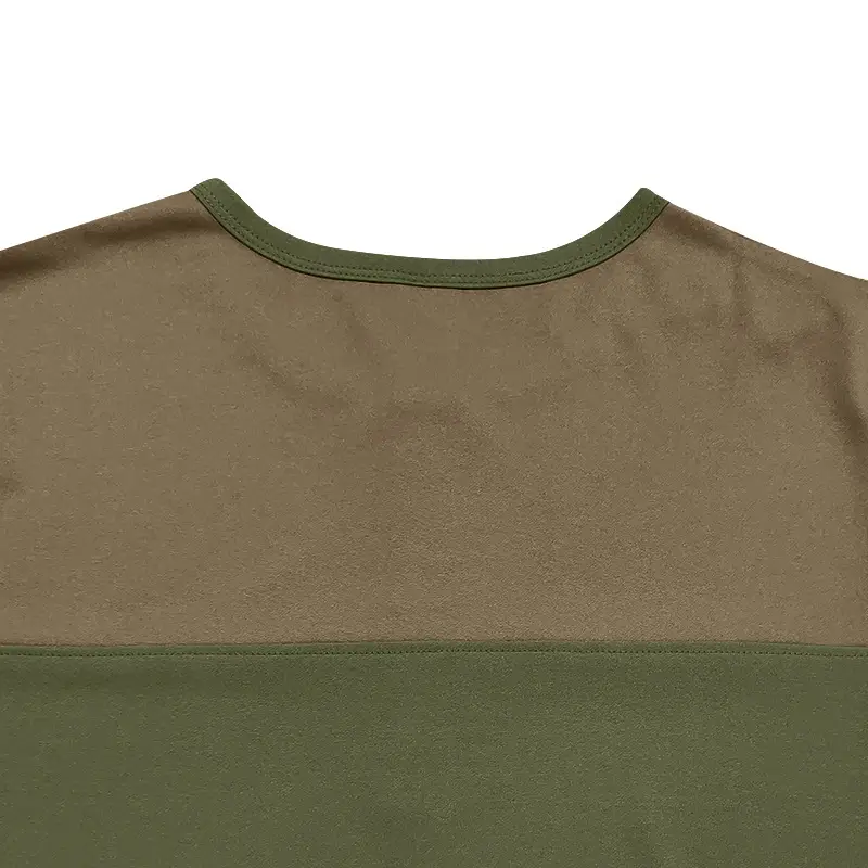 Men's 2025 Cross-Border Long Sleeve T-Shirt Brown Green — feature 34