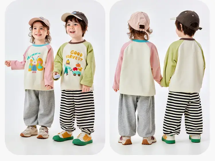 Doodle Winter Boys T-Shirt Long Sleeve Warm Cozy — feature 25