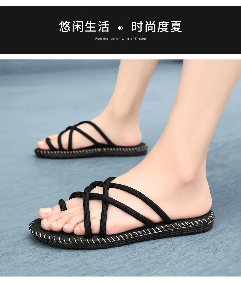 Non-slip flip-flops men's soft bottom casual outdoor summer light wear-resistant beach sandals wholesale factory — feature 8