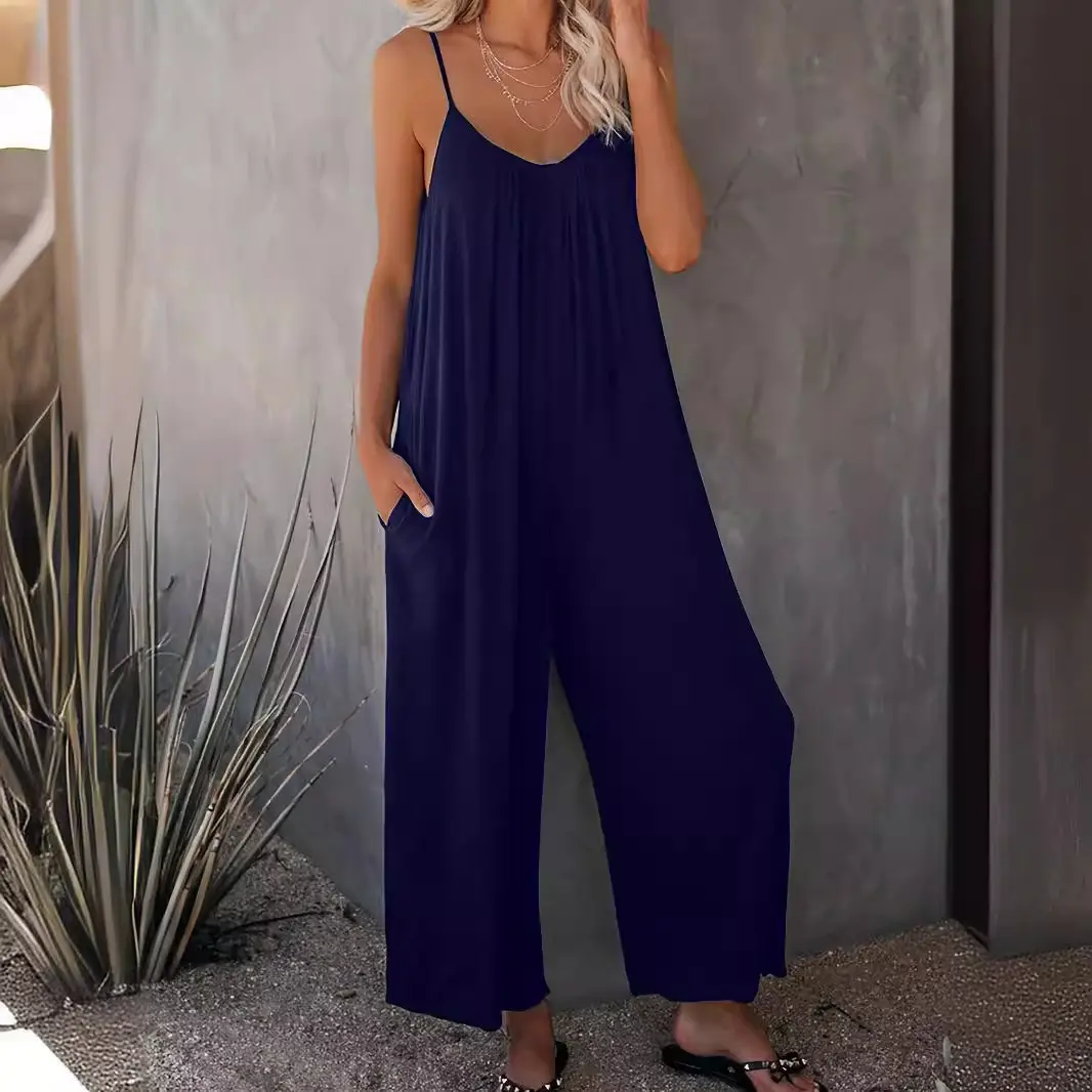 Women Green Slimming 2-Piece Wide Leg Pants Set - Image 8