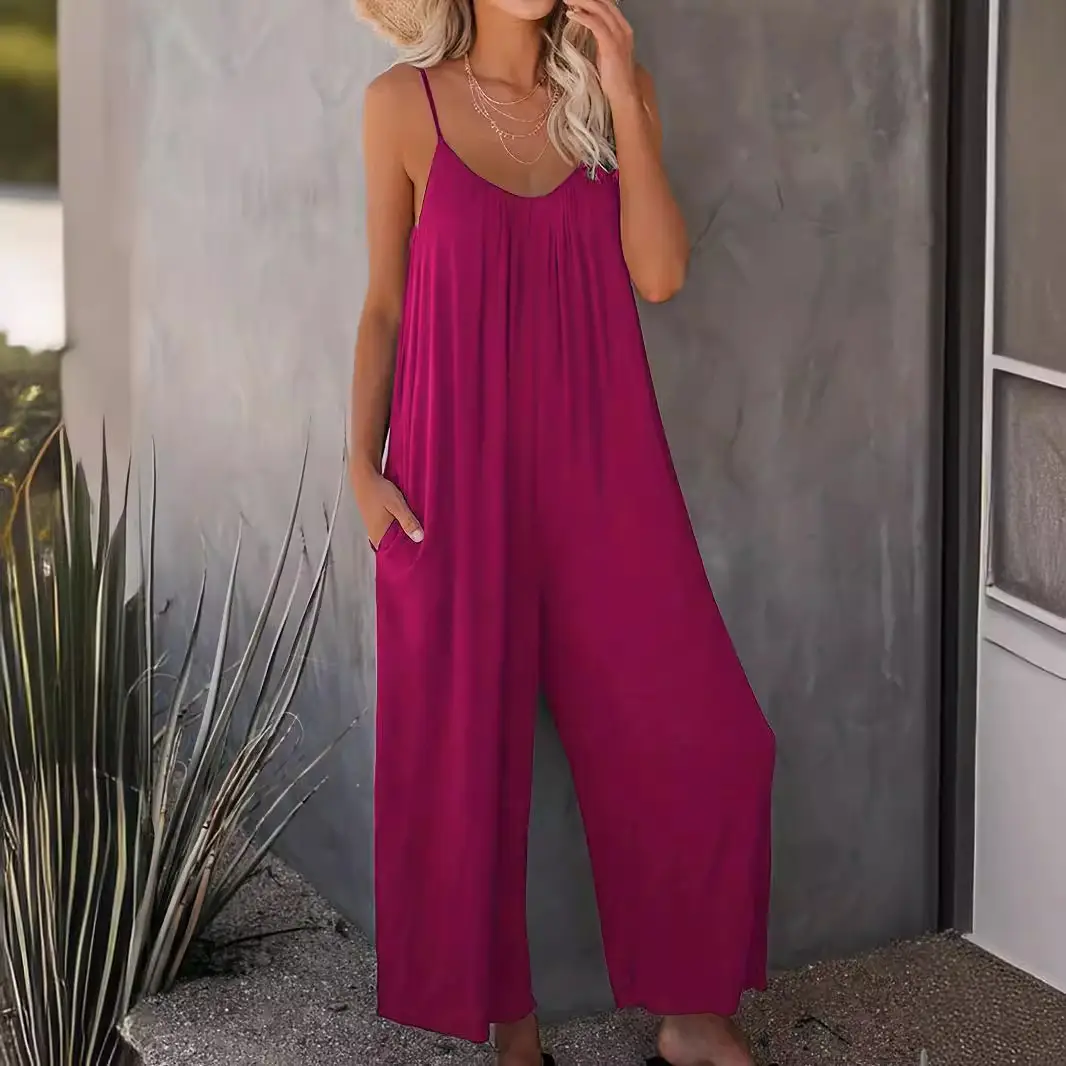 Women Green Slimming 2-Piece Wide Leg Pants Set - Image 9