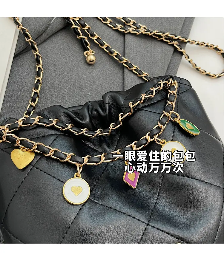 Women Diamond Chain Crossbody Bag Cream 2026 — feature 15