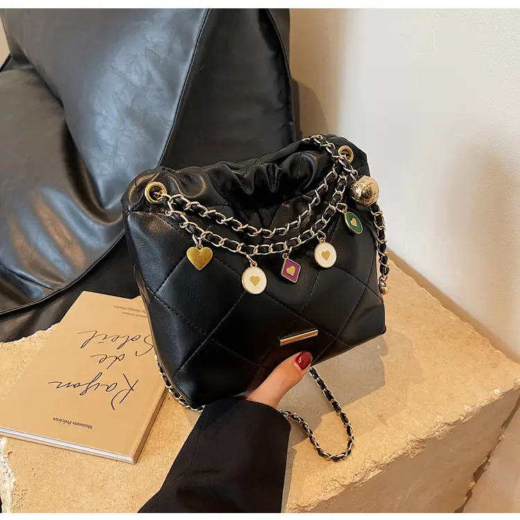 Women Diamond Chain Crossbody Bag Cream 2026 — feature 35