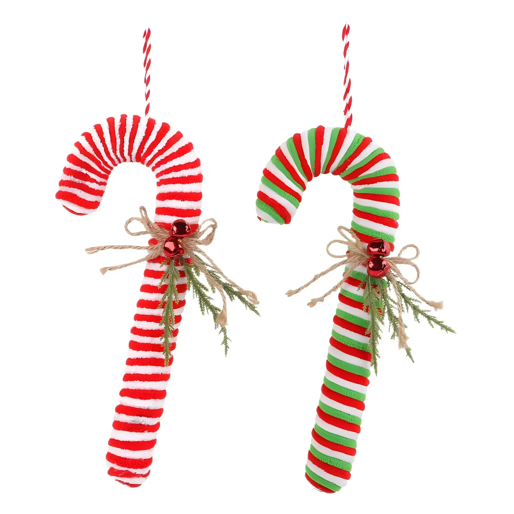 Flannel Candy Candy Hanging Christmas Ornament - Image 7