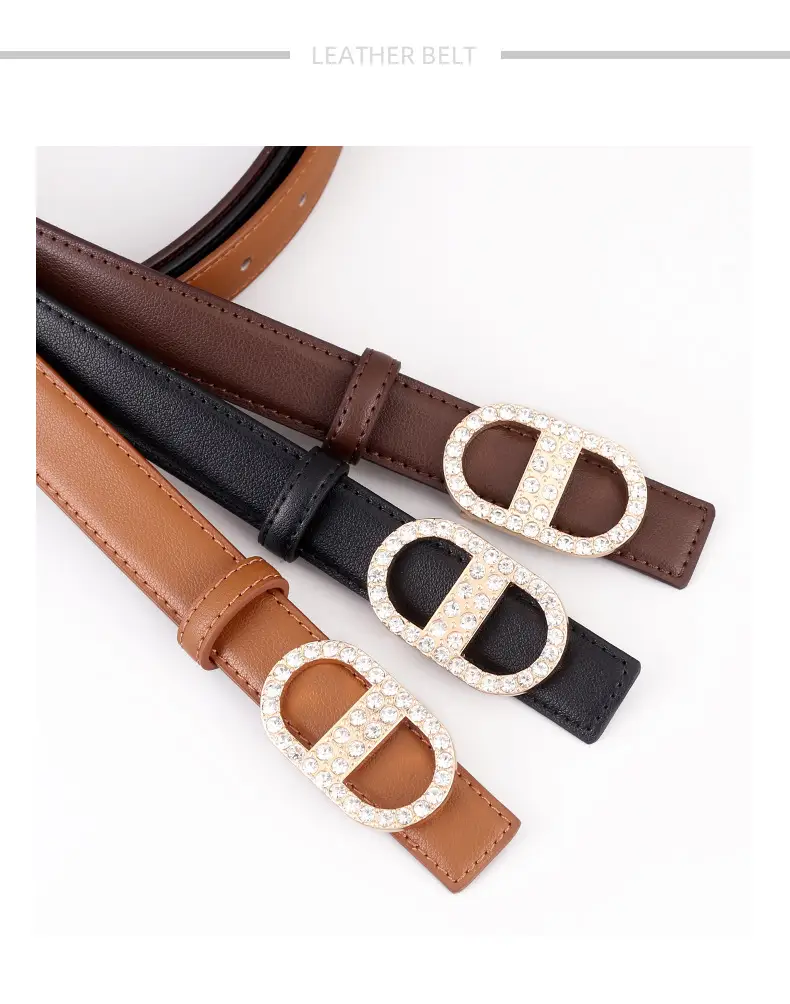 Diamond-Encrusted Leather Belt for Women — feature 24