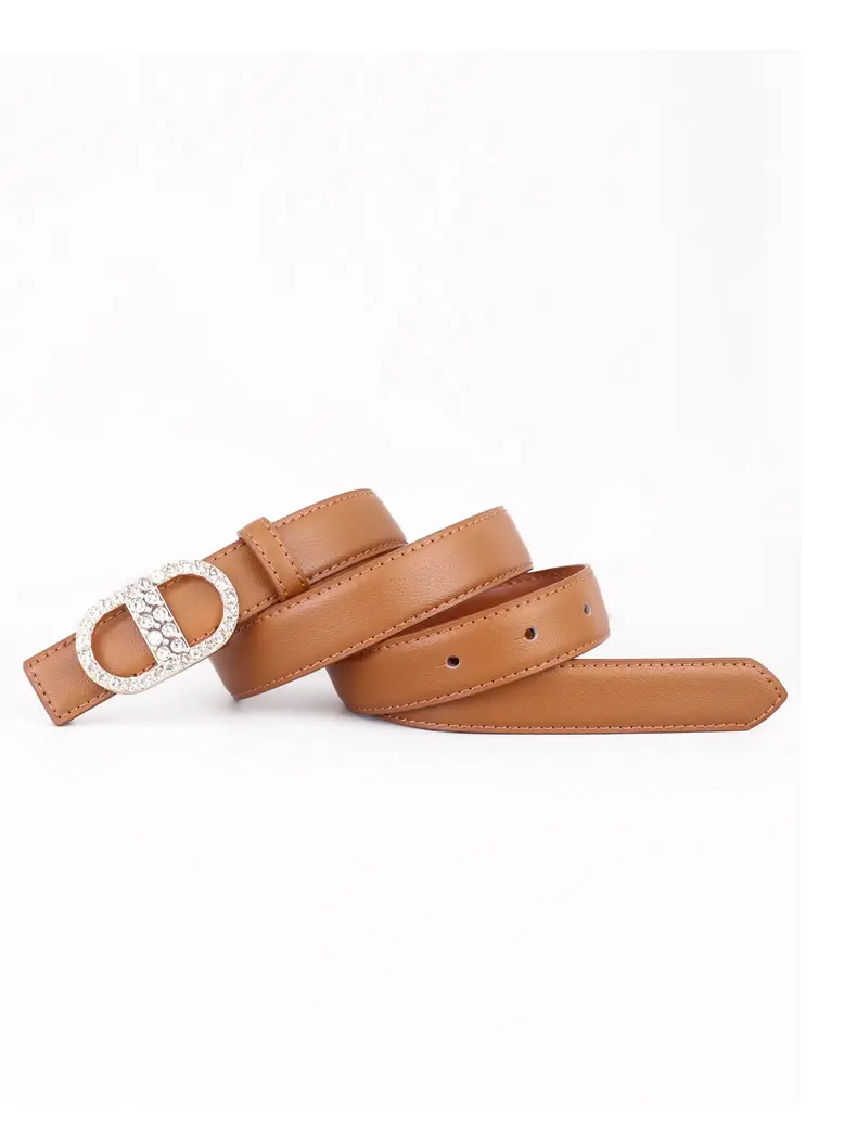 Diamond-Encrusted Leather Belt for Women — feature 28