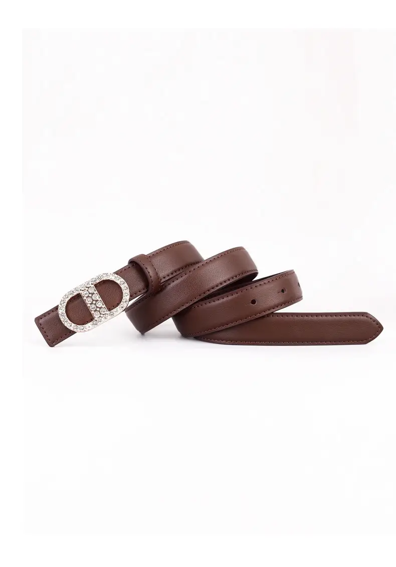 Diamond-Encrusted Leather Belt for Women — feature 29