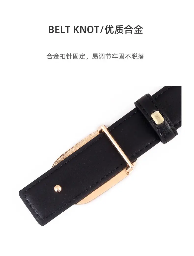 Diamond-Encrusted Leather Belt for Women — feature 34