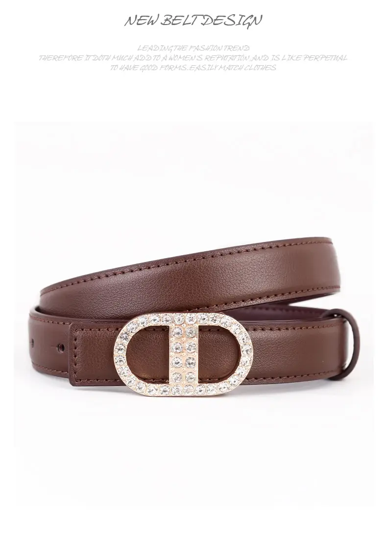 Diamond-Encrusted Leather Belt for Women — feature 39