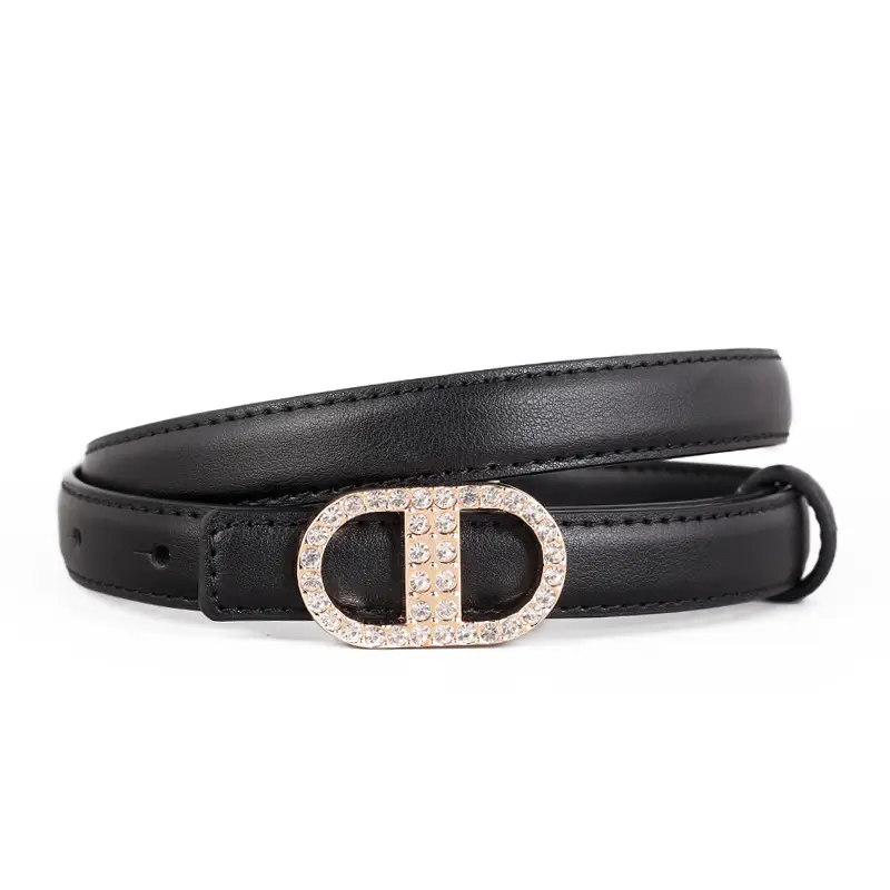 Diamond-Encrusted Leather Belt for Women - Image 4