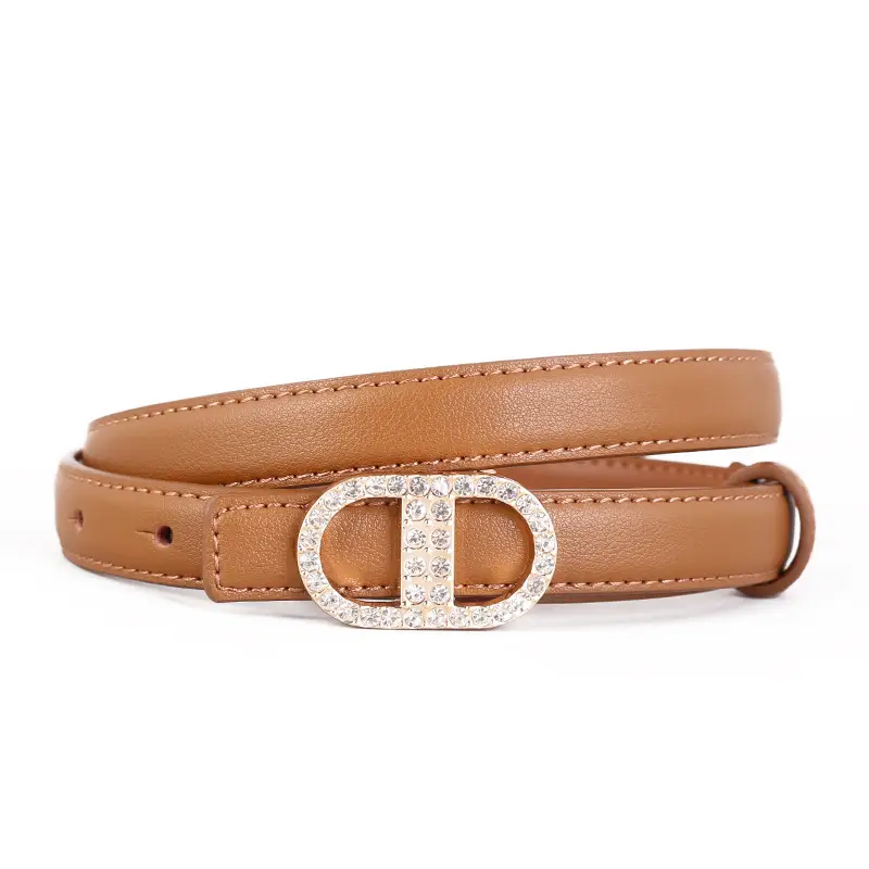 Diamond-Encrusted Leather Belt for Women - Image 6