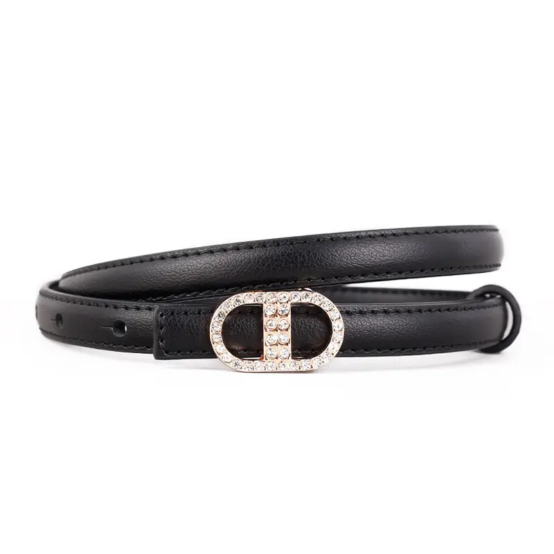 Diamond-Encrusted Leather Belt for Women - Image 7