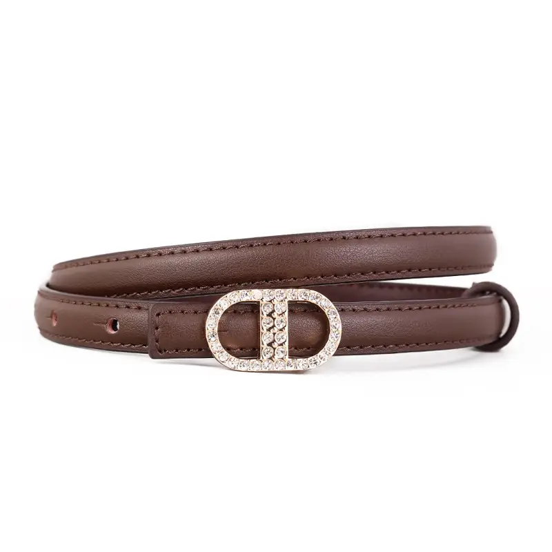 Diamond-Encrusted Leather Belt for Women - Image 8