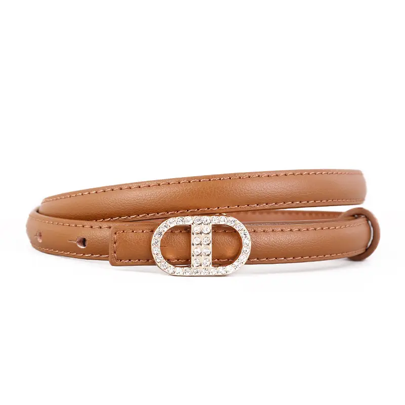 Diamond-Encrusted Leather Belt for Women - Image 9