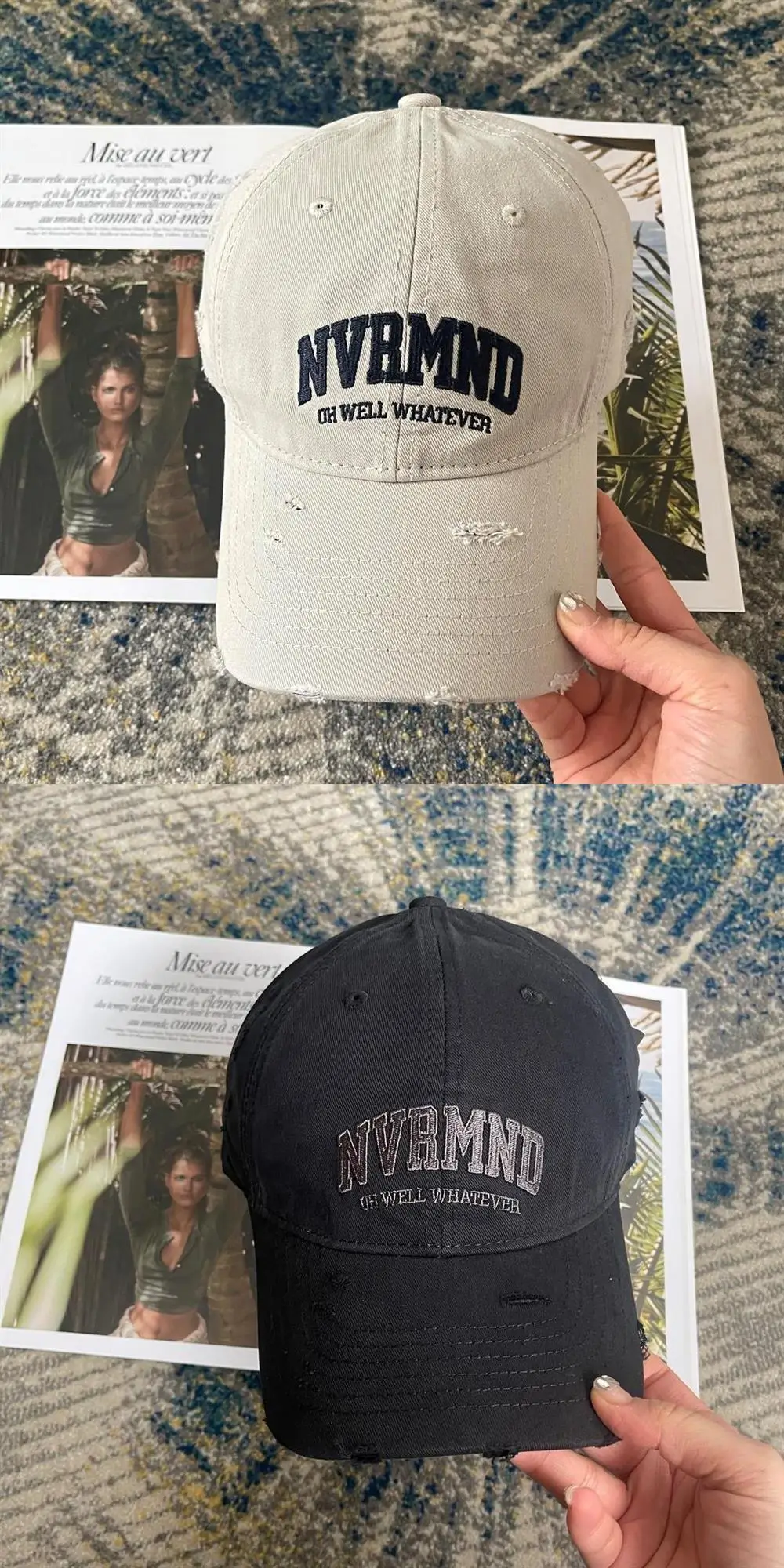 NVMOND Distressed Hat for Men Women Baseball Cap — feature 6