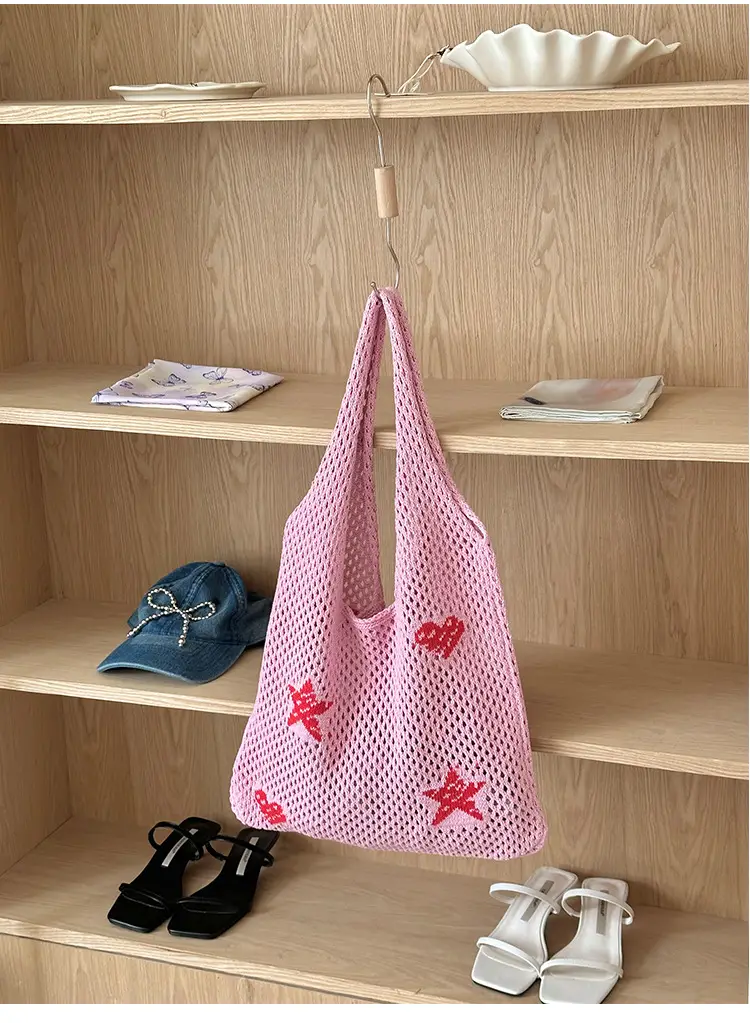 Blue Star Embroidered Crossbody Bag for Women — feature 23