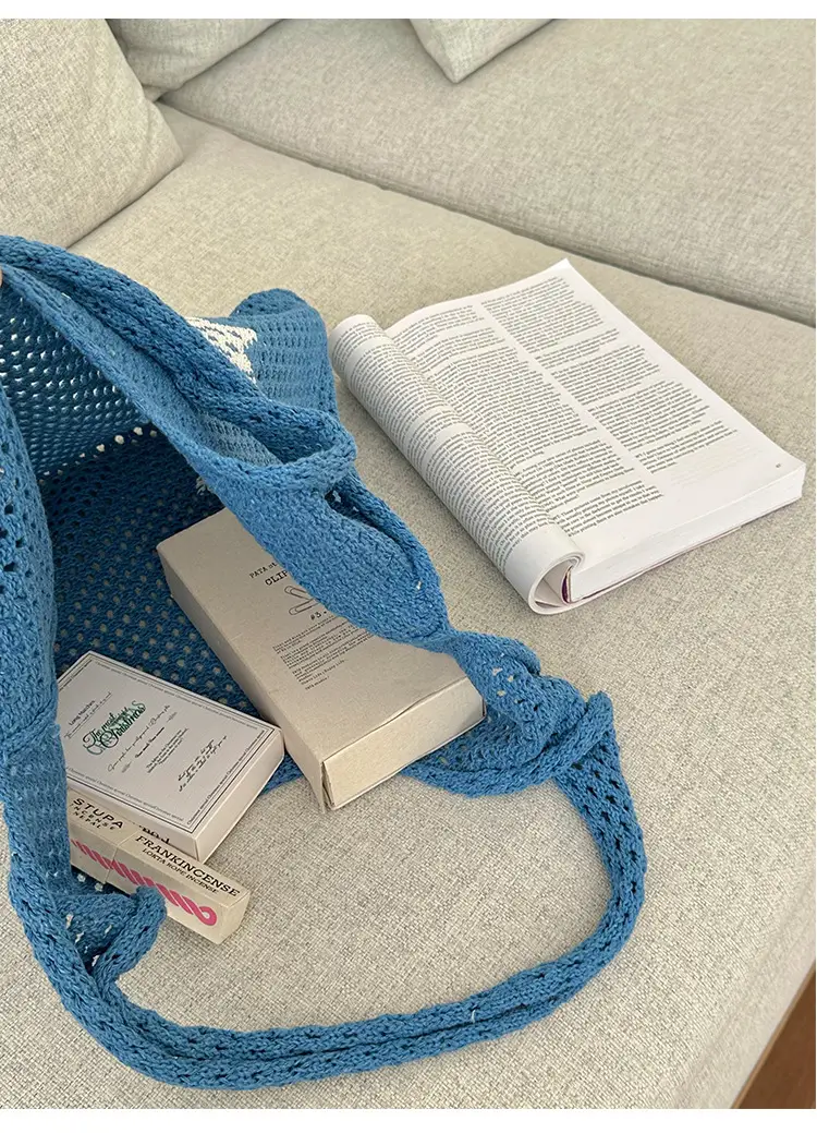 Blue Star Embroidered Crossbody Bag for Women — feature 27