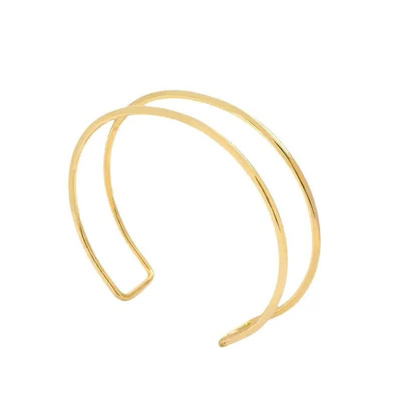 Amazon Europe and the United States cross-border wholesale hollow multi-layer cross fashion exaggerated personality arm ring opening adjustable bracelet