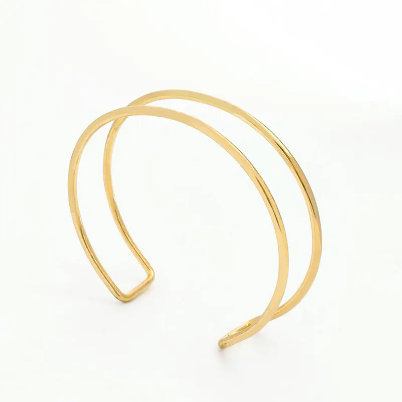 Amazon Europe and the United States cross-border wholesale hollow multi-layer cross fashion exaggerated personality arm ring opening adjustable bracelet