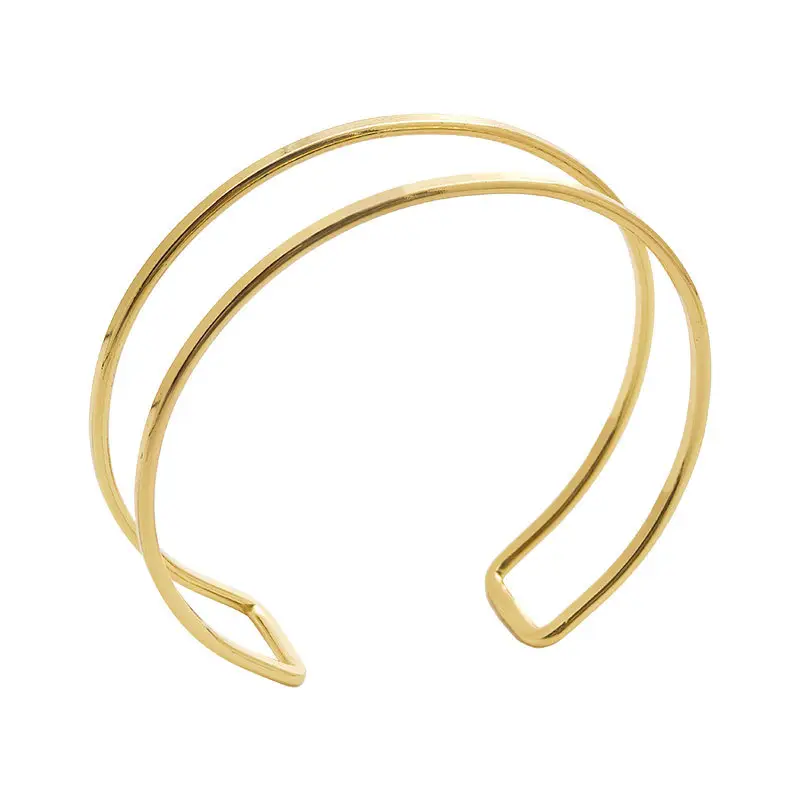 Amazon Europe and the United States cross-border wholesale hollow multi-layer cross fashion exaggerated personality arm ring opening adjustable bracelet