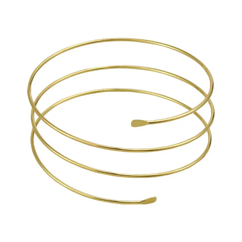 Amazon Europe and the United States cross-border wholesale hollow multi-layer cross fashion exaggerated personality arm ring opening adjustable bracelet