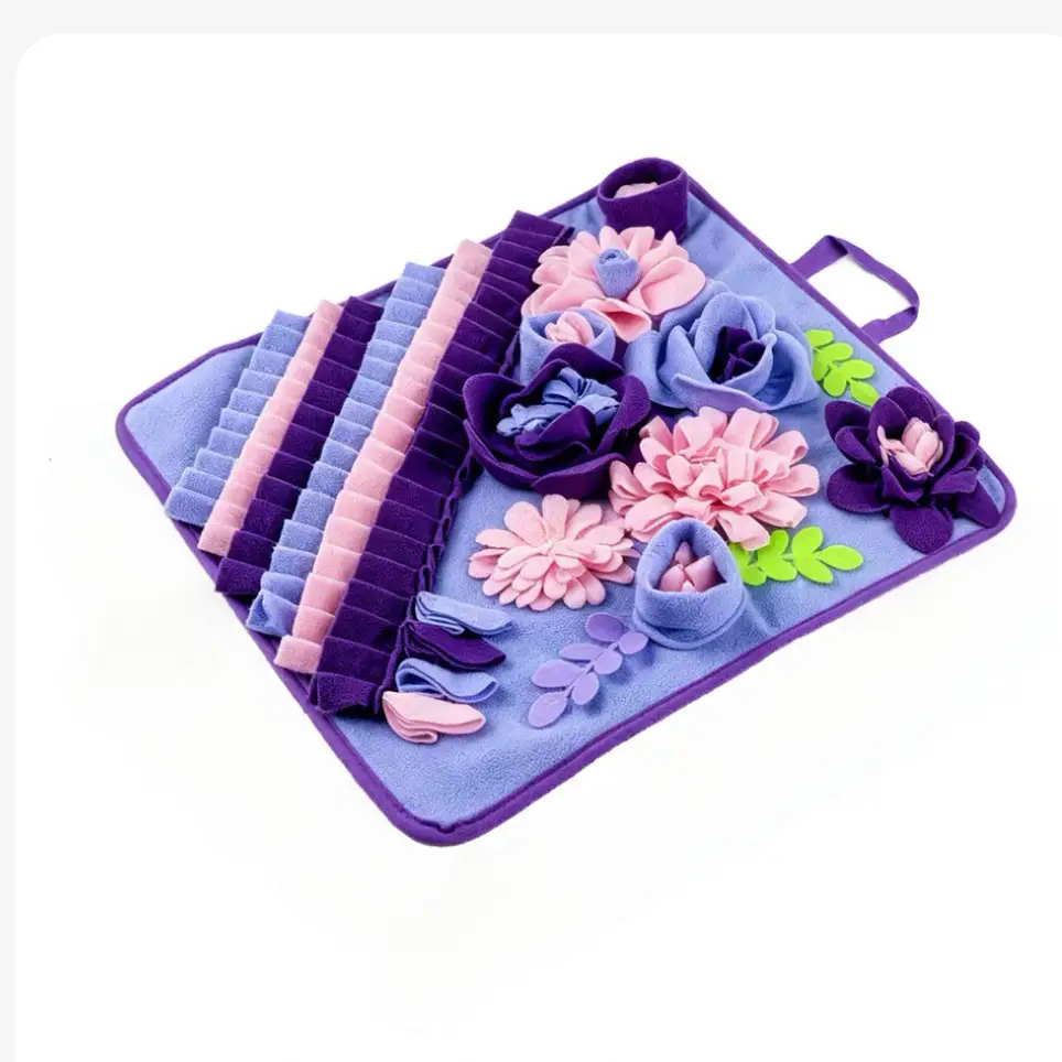New Pet Sniffing Mat to Expend Dog Energy, Hide Cat Treats to Relieve Boredom, Pet Food Leakage Toy