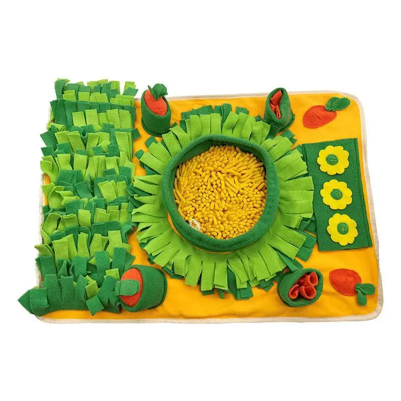 New Pet Sniffing Mat to Expend Dog Energy, Hide Cat Treats to Relieve Boredom, Pet Food Leakage Toy