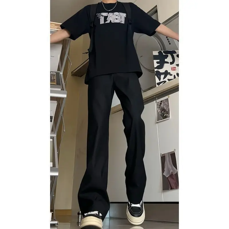 Men Black Straight Dipper Track Suit Spring Summer — feature 6