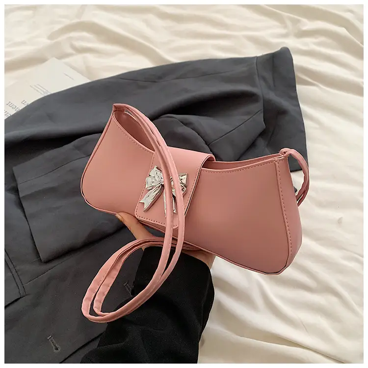 Women's Beige Butterfly Zipper Shoulder Bag — feature 18