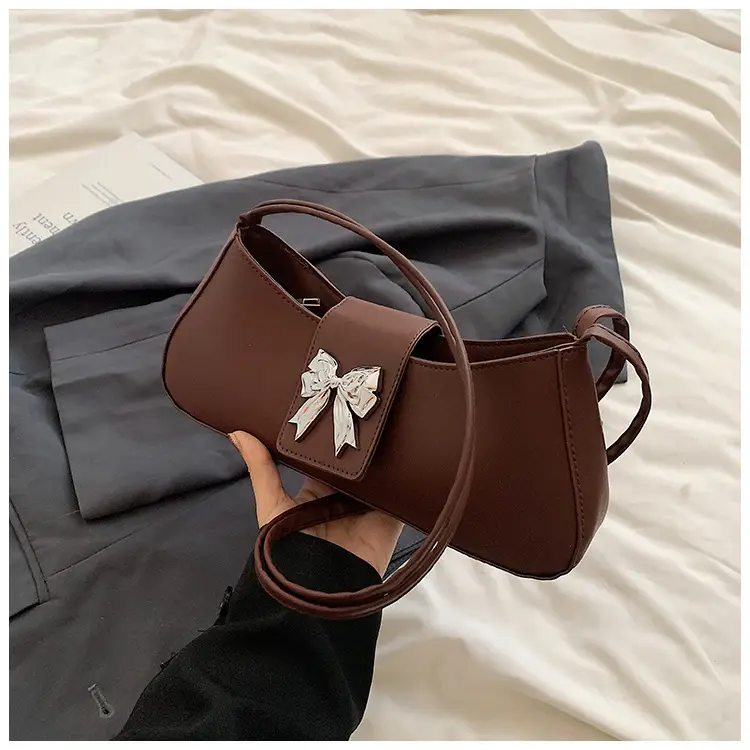 Women's Beige Butterfly Zipper Shoulder Bag — feature 19