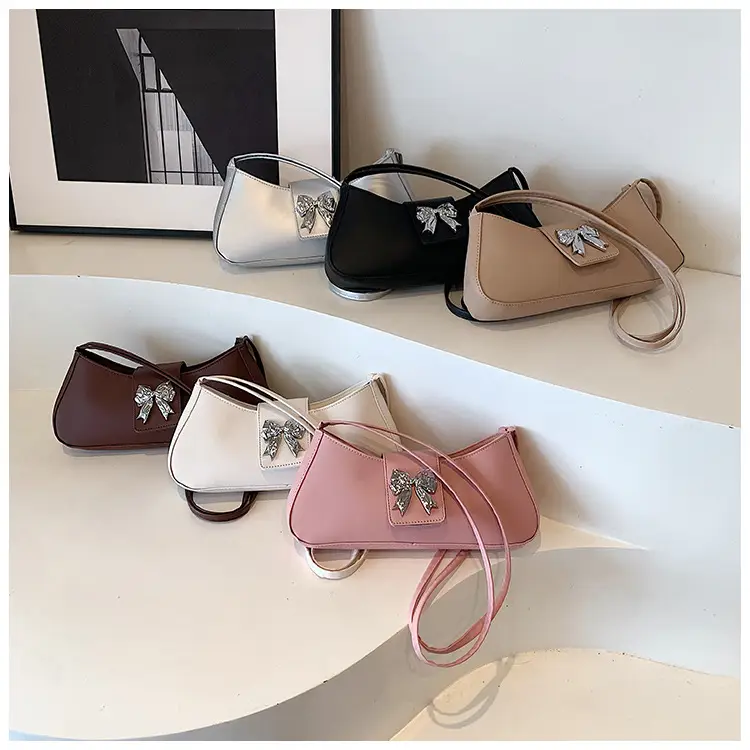 Women's Beige Butterfly Zipper Shoulder Bag — feature 23