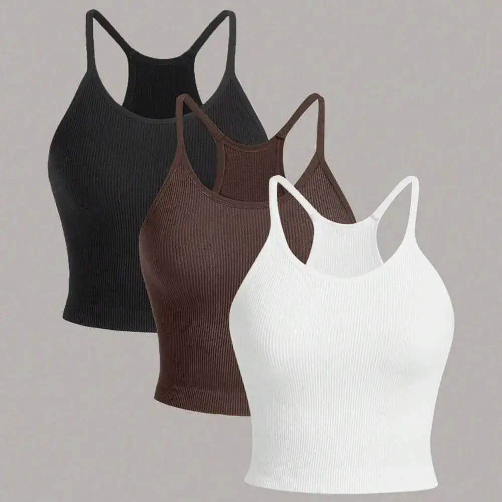 White Slim Fit Sports Vest for Women