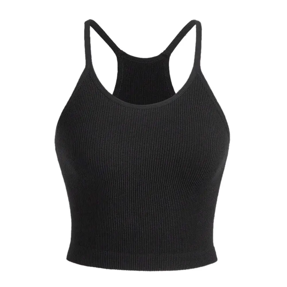 White Slim Fit Sports Vest for Women