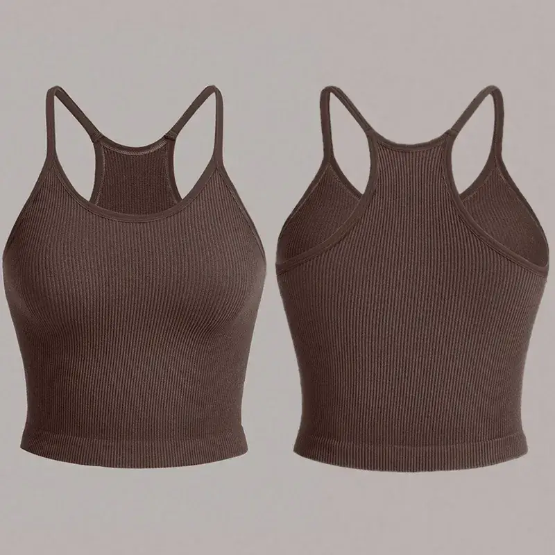 White Slim Fit Sports Vest for Women
