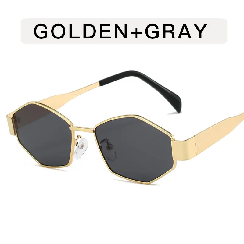 Women's Silver Gray Diamond Sunglasses for Summer - Image 2