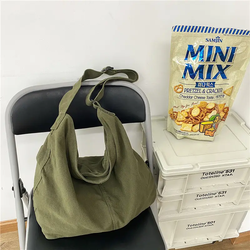 Green Korean Style Shoulder Bag for Women